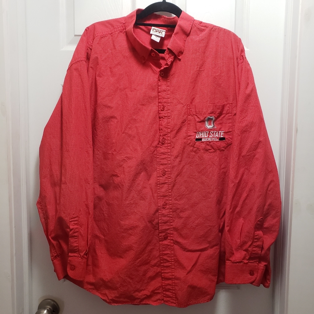 Red Oak Men's Ohio State Dress Shirt in 2XL